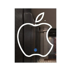 Decorative Apple Design LED Mirror with Touch Switch for Home, Hotel & Salon - 60 x 80 CM