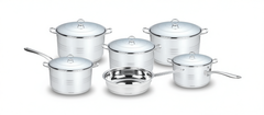 SAGA 11-Pcs Stainless Steel Cookware Set H1711