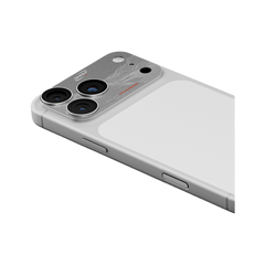 SkinArma Sonix Aluminium Camera Lens Protector for iPhone 17 Pro - Silver