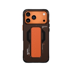 SkinArma Haxa MagSafe Case With Grip Stand for iPhone 17 Pro - Graphite