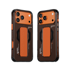 SkinArma Haxa MagSafe Case With Grip Stand for iPhone 17 Pro - Graphite