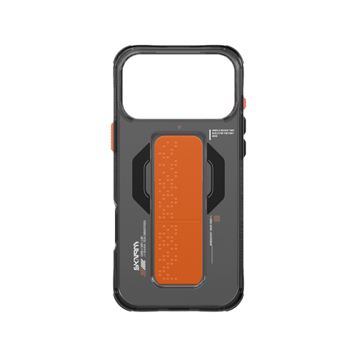 SkinArma Haxa MagSafe Case With Grip Stand for iPhone 17 Pro - Graphite
