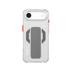 SkinArma Haxa MagSafe Case With Grip Stand for iPhone Air - Clear