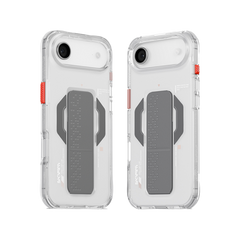 SkinArma Haxa MagSafe Case With Grip Stand for iPhone Air - Clear