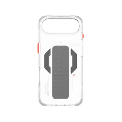 SkinArma Haxa MagSafe Case With Grip Stand for iPhone Air - Clear