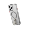 SkinArma Helix MagSafe Case With 360 Rotating Stand for iPhone 16 Pro - Titanium