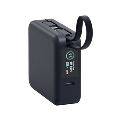 Energea Magpac Mini Plus Wireless Power Bank 10000mAh With Build in USB-C Cable and Display - Blue