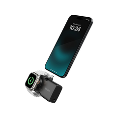 Bazic GoPower Koda 2 in 1 Power Bank With Foldable USB-C /Lightning Pin And Apple Watch Charger 5000mAh - Truffle