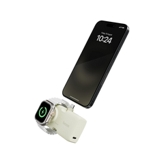 Bazic GoPower Koda 2 in 1 Power Bank With Foldable USB-C /Lightning Pin And Apple Watch Charger 5000mAh - Pistachio