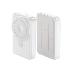 Bazic GoPower MagSafe Compatible Power Bank With Built In Apple Watch Charger 10000mAh - White