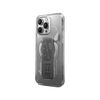 SkinArma Helio MagSafe Case With Grip Stand for iPhone 15 Pro - Grey