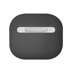 Uniq Lino Hybrid Liquid Silicon Case for Airpods 4th Gen Case - Ash Grey