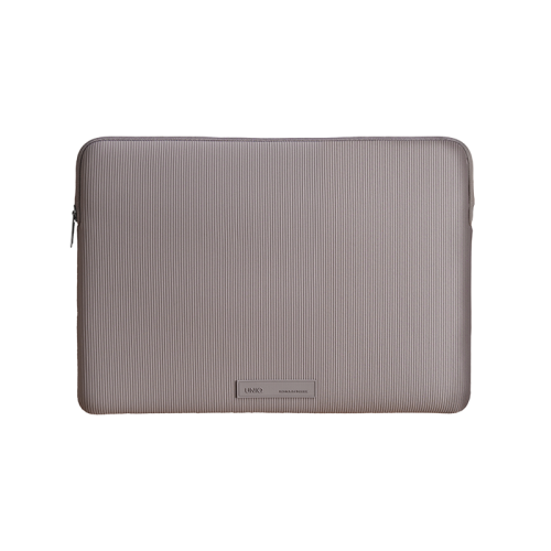 Uniq Cyprus Ridge Edition Water-Resistant Neoprene Laptop Sleeve (Upto 16") - Pewter Grey