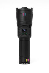 Multifunctional LED Emergency Flashlight with Built-in Bluetooth Speaker, 2000LM Bright Torch, 5400mAh Rechargeable Battery & Waterproof Design