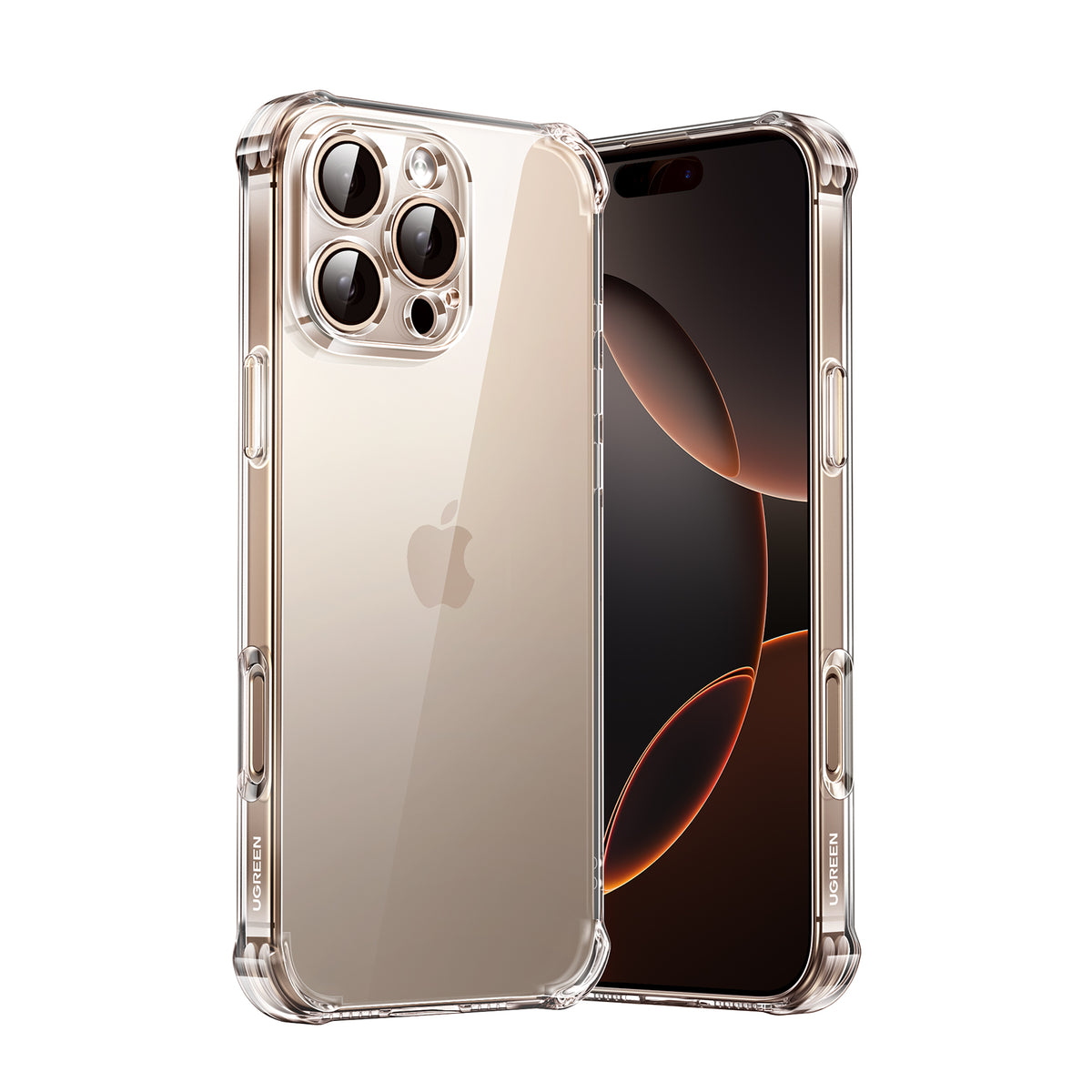UGREEN Bright Cushion Protective Case for iPhone 16 Pro (Clear)