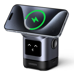 UGREEN Uno  2-in-1 Magnetic Wireless Charger 20w (Space Grey)