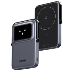UGREEN Uno 5000mAh 20W Magnetic Wireless Power Bank - Black