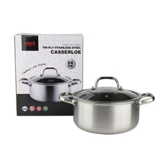 OSFE Casserole 3 Layers Stainless Steel - 28 cm