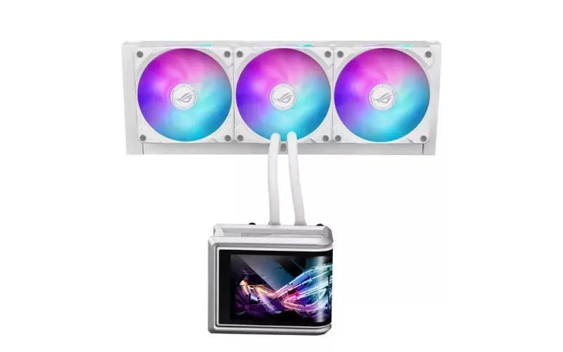 Asus Rog Ryuo IV SLC Curve 6.67" Amoled 2K 60Hz 360MM CPU Liquid Cooler - White