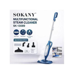 SOKANY Multifunctional Steam Cleaner with Accessories Kit, Deep Cleaning & Sterilization for Floor, Carpet, Kitchen & Bathroom - 1900W & 330ML