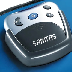 حزام تحفيز عضلات البطن Sanitas SEM 30 EMS مع 5 برامج تدريب، ومستويات شدة قابلة للتعديل، وشاشة LCD ومقاس خصر مرن
