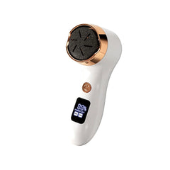 6W Rechargeable Electric Callus Remover with Dual Speed Control, Digital Battery Display, Quartz Grinding Rollers, Safety Lock and USB Charging