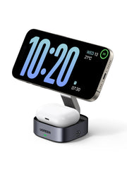 UGREEN 2-in-1 Magnetic Wireless Charger35278 7.5W - Space Grey