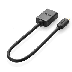 UGREEN Micro HDMI Male to HDMI Female Adapter Cable 22cm (Black)