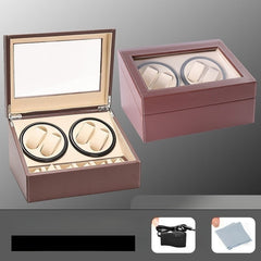 Auto Self-Winding Watch Box for 4 Watches