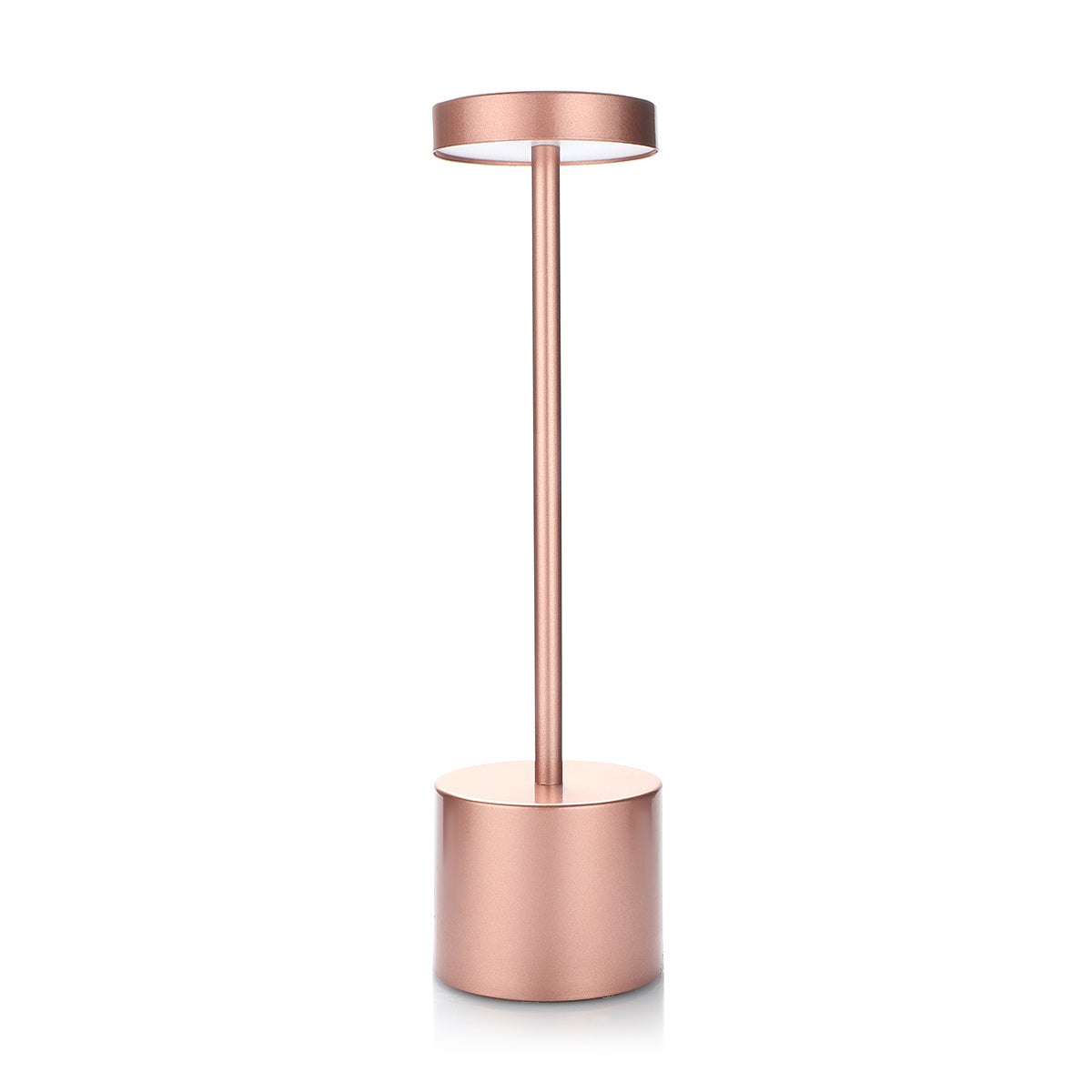 Touch Sensor Bar Table Lamp Rechargeable:Rose Gold