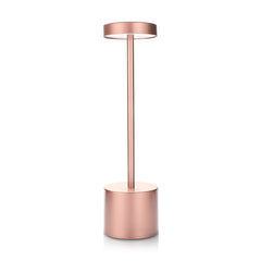 Touch Sensor Bar Table Lamp Rechargeable:Rose Gold