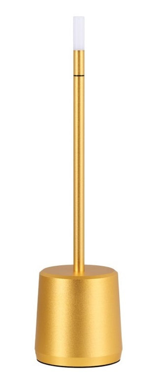 Touch Sensor Bar Table Lamp Rechargeable:Light-Gold