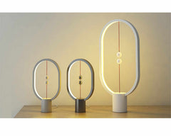 Heng Balance Lamp Ellipse Plastic USB; White