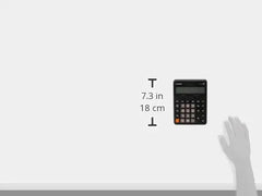 Casio DX-12B 12 Digit Desktop Calculator with Extra Large LCD Display, Dual Power, Grand Total & Mark Up Functions