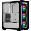 iCUE 220T RGB Tempered Glass Mid-Tower Smart Case — White