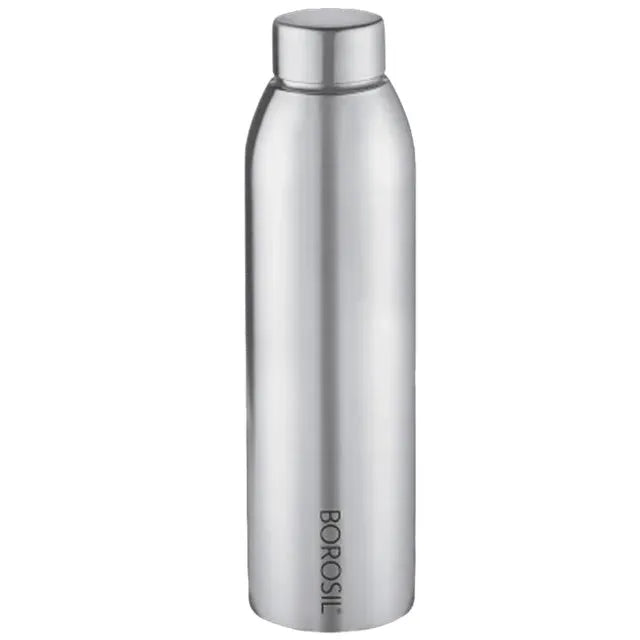 Borosil Easy Sip Stainless Steel Water Bottle 750ml Single Wall Leak Proof, Lightweight Bottle for Office School Gym Travel