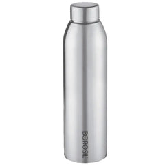 Borosil Easy Sip Stainless Steel Water Bottle 750ml Single Wall Leak Proof, Lightweight Bottle for Office School Gym Travel