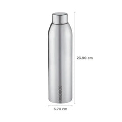 Borosil Easy Sip Stainless Steel Water Bottle 750ml Single Wall Leak Proof, Lightweight Bottle for Office School Gym Travel