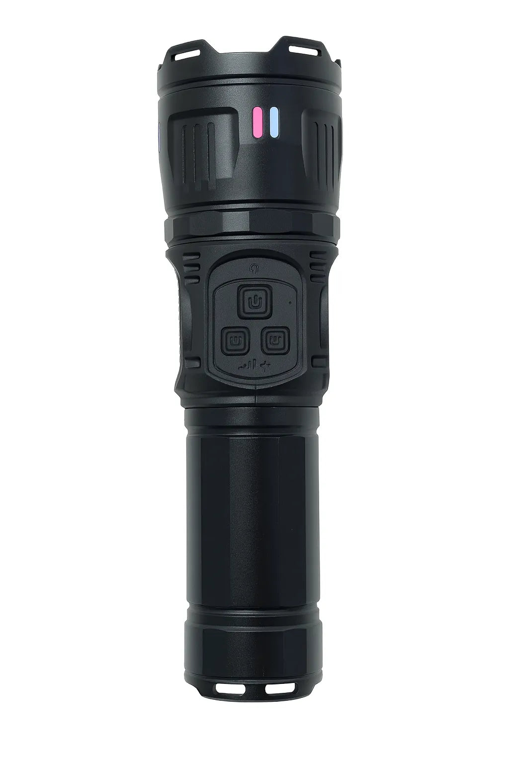 Multifunctional LED Emergency Flashlight with Built-in Bluetooth Speaker, 2000LM Bright Torch, 5400mAh Rechargeable Battery & Waterproof Design
