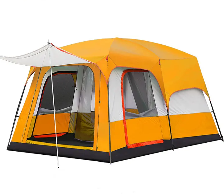 Portable Foldable 8-10 Persons Family Camping Tent with Carry Bag - Durable & Weather Resistant