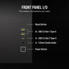 2500D AIRFLOW Mid-Tower Dual Chamber PC Case - Black