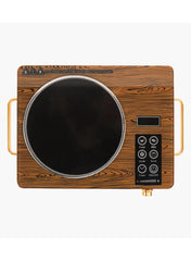SO SMART S-288 3500W Premium Infrared Cooker with Double Layer Large Coil, Smart Touch & Knob Control, Crystal Glass Heating Plate, Multi-Function Electric Cooker with Timer & Digital Display