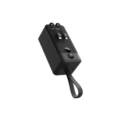 Porodo 50000mAh Power Bank with Built-in USB-C & Lightning Cables, 45W PD Fast Charging, 30W QC Output, Digital Display, Multi-Port Portable Battery Pack