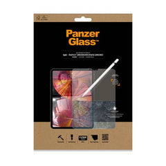 PanzerGlass Edge-to-Edge Screen Protector with CamSlider™ for iPad Pro 11-Inch (2018–2024) and iPad Air 10.9-Inch (2020–2022) with Scratch, Shock and Antibacterial Protection
