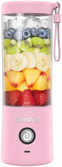 Blendjet V2 Portable Blender 16oz, Smoothie Maker, Fruit Blender, BPA-Free, 475ml, 200W, Sports Bottle, USB-C Rechargeable - Blush