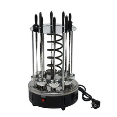 RAF Electric Vertical Rotating Charcoal Skewer Barbecue Grill - 8 Skewers & 1200W