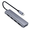 UGREEN 4-Port USB3.0 Hub with USB-C Power Supply - Grey