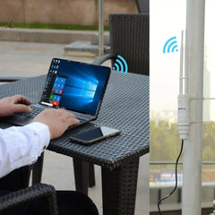 AX1800 WiFi 6 Dual Band Outdoor Access Point & WiFi Range Extender with Mesh, Router, Repeater, WISP & AP Modes, IP67 Waterproof, Gigabit PoE, 1800Mbps High-Speed Wireless