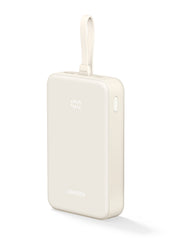 UGREEN 20000mAh PB 22.5W with Built-in Cable35340 - White