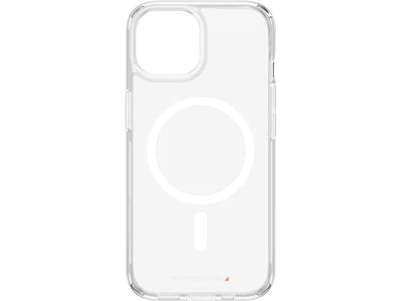PanzerGlass Back Cover Hard Case MagSafe for Apple iPhone 15 with Transparent Design, D3O Protection and Antibacterial Impact Resistant Protection